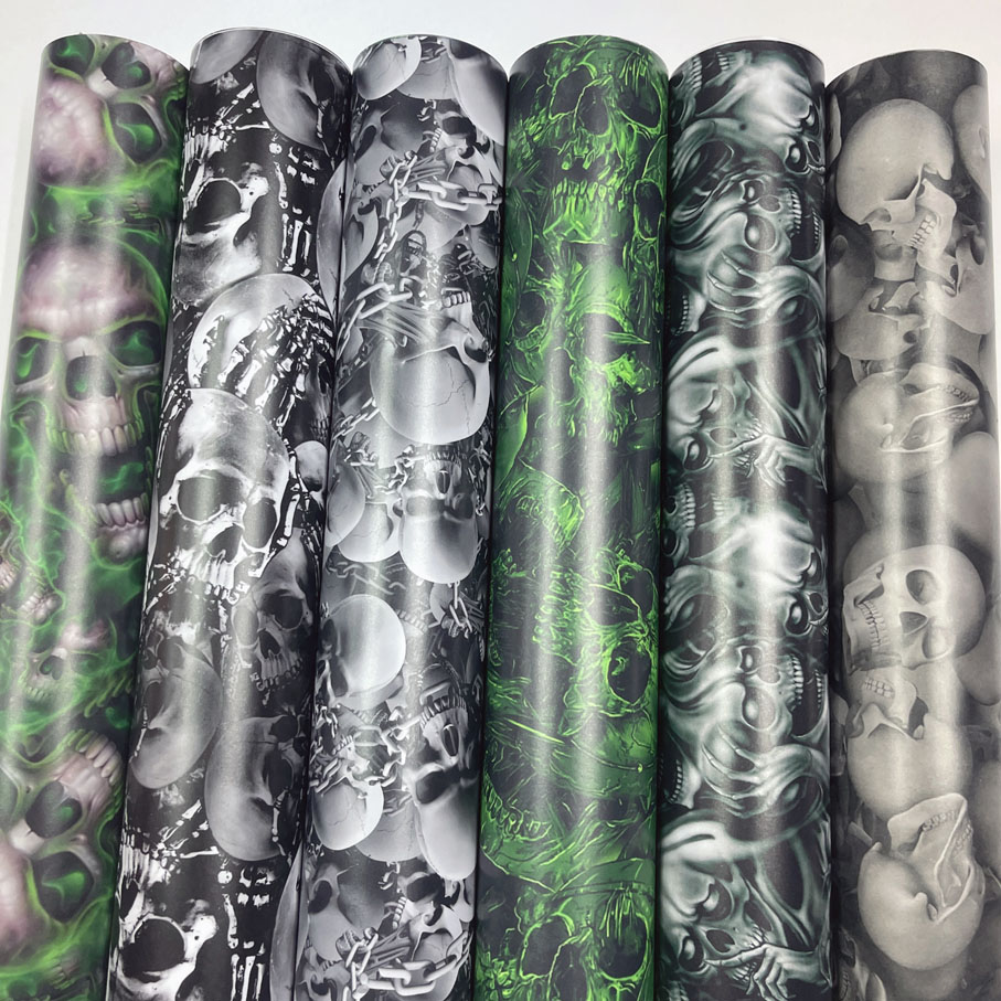 Air Bubble Wrap Roll Packaging - Farklı Yeni Graffiti Kafatası StickerBomb Vinil