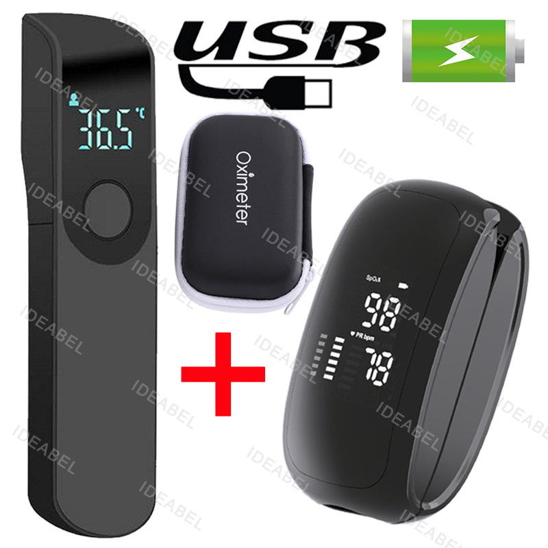 Pulse Oximeter Fingertip Rechargeable - Şarj Edilebilir Tıbbi Oksimetre Askı İpi