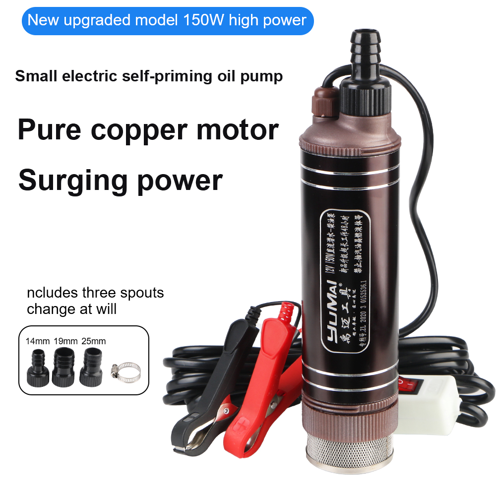 Mini Peristaltic Pump 12V - Yüksek Güçlü Kendinden Emişli Yağ Pompası