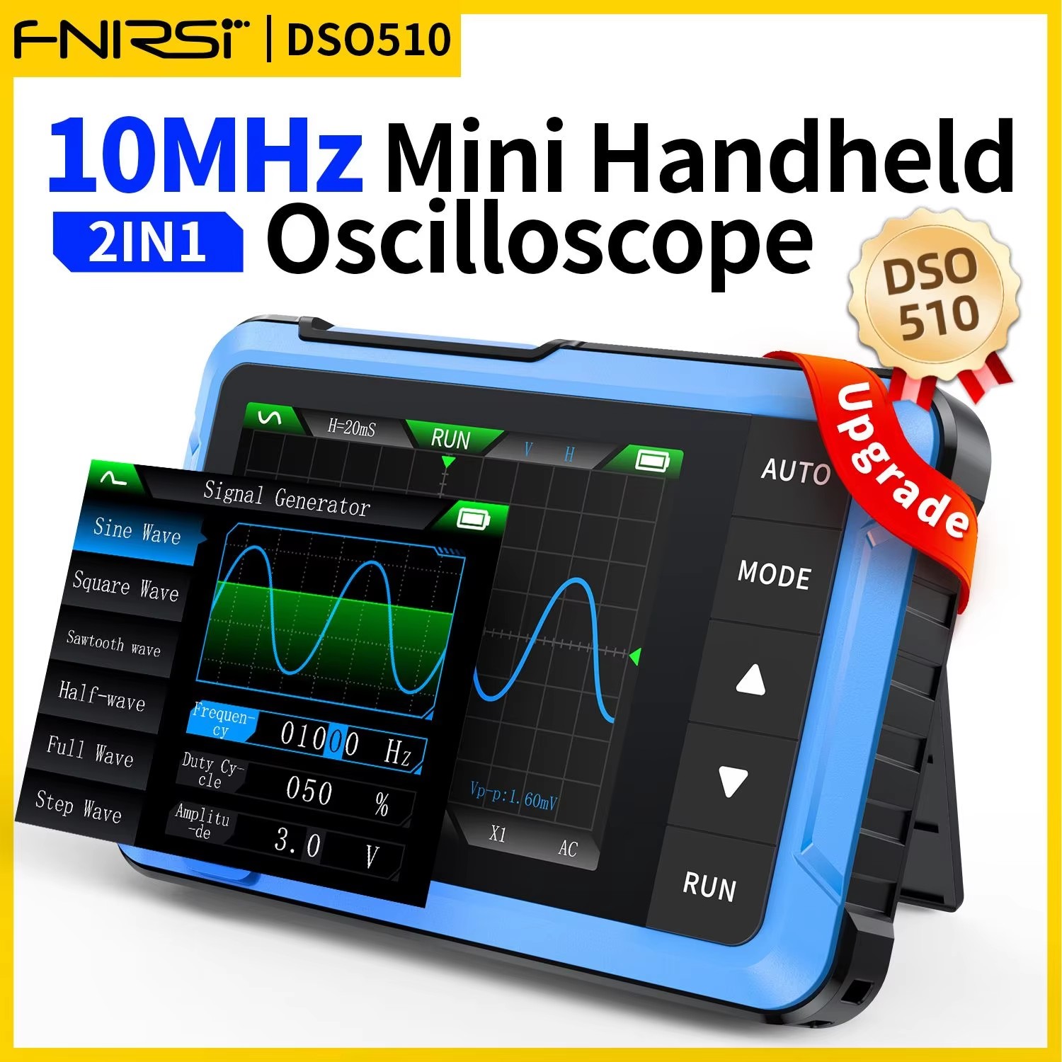 Fnirsi Digital Oscilloscope Handheld - FNIRSI Yeni DSO510 DSO152 DSO153 Mini