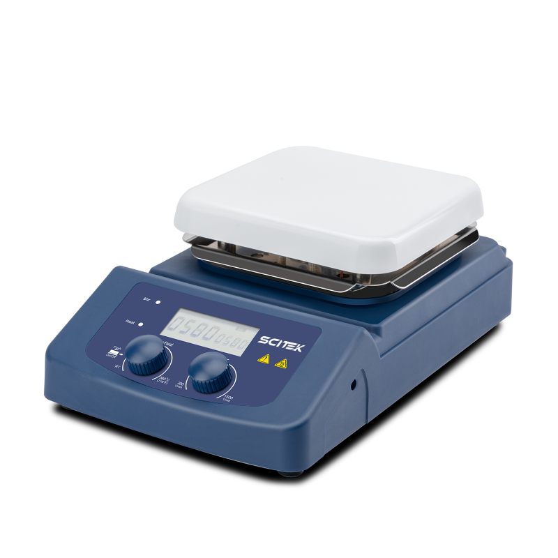 Lab Magnetic Stirrer Hot Plate - 380 ° Yüksek Çözünürlüklü LCD Ekranlı