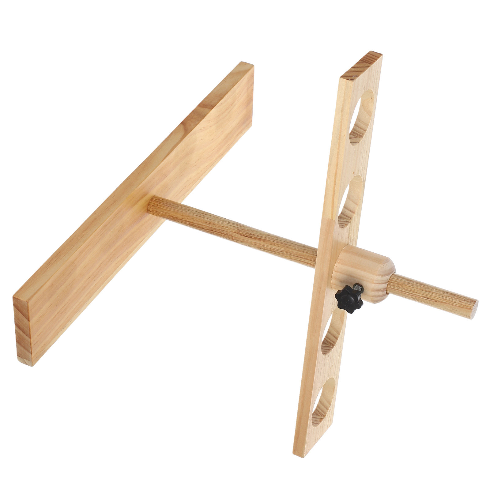 Lab Equipment - Ahşap Ayırıcı Huni Standı, Ayarlanabilir Yükseklik,