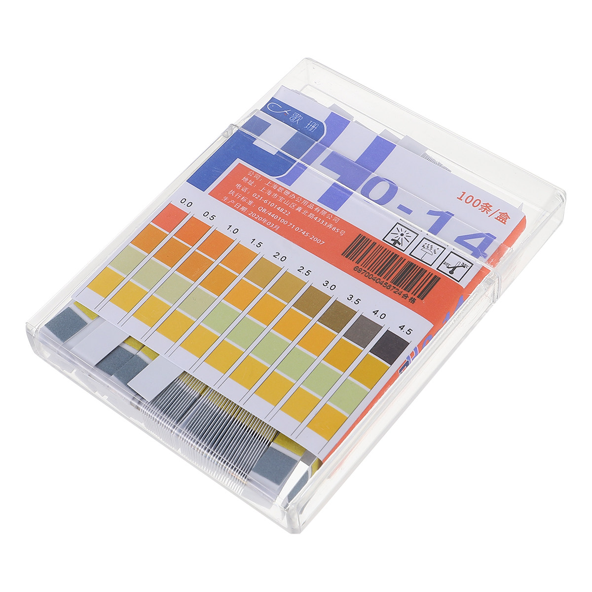 Test Instruments - 100 adet Ph Test Kağıdı Su