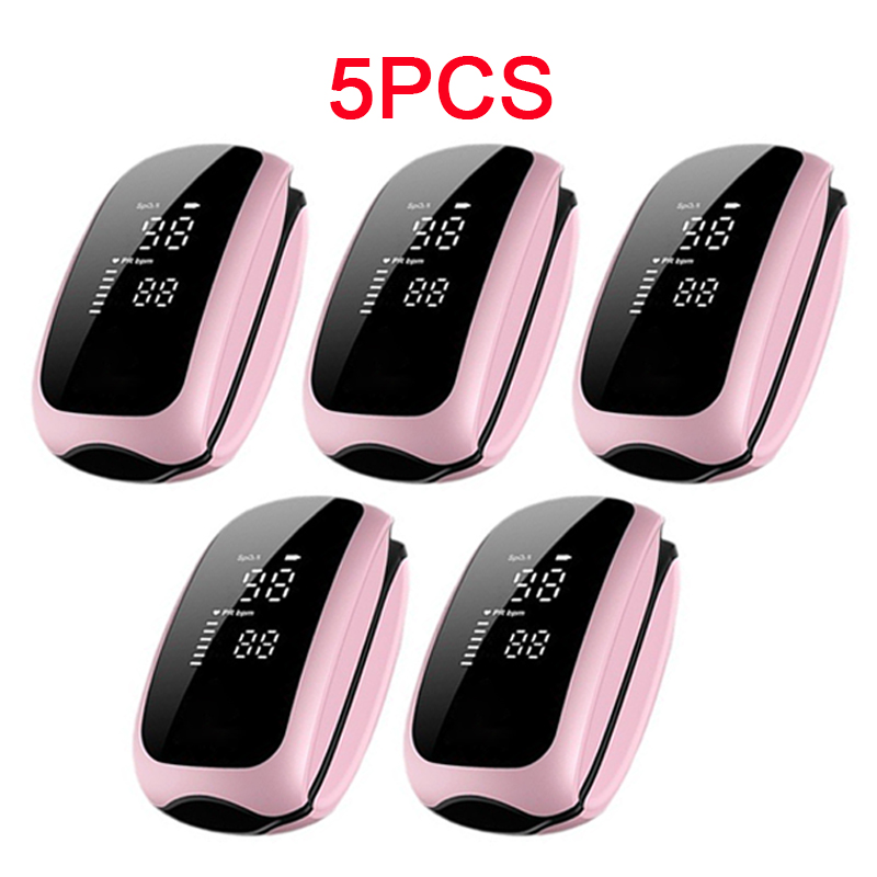 Pulse Oximeter Fingertip Rechargeable - 5 adet şarj edilebilir tıbbi oksimetre