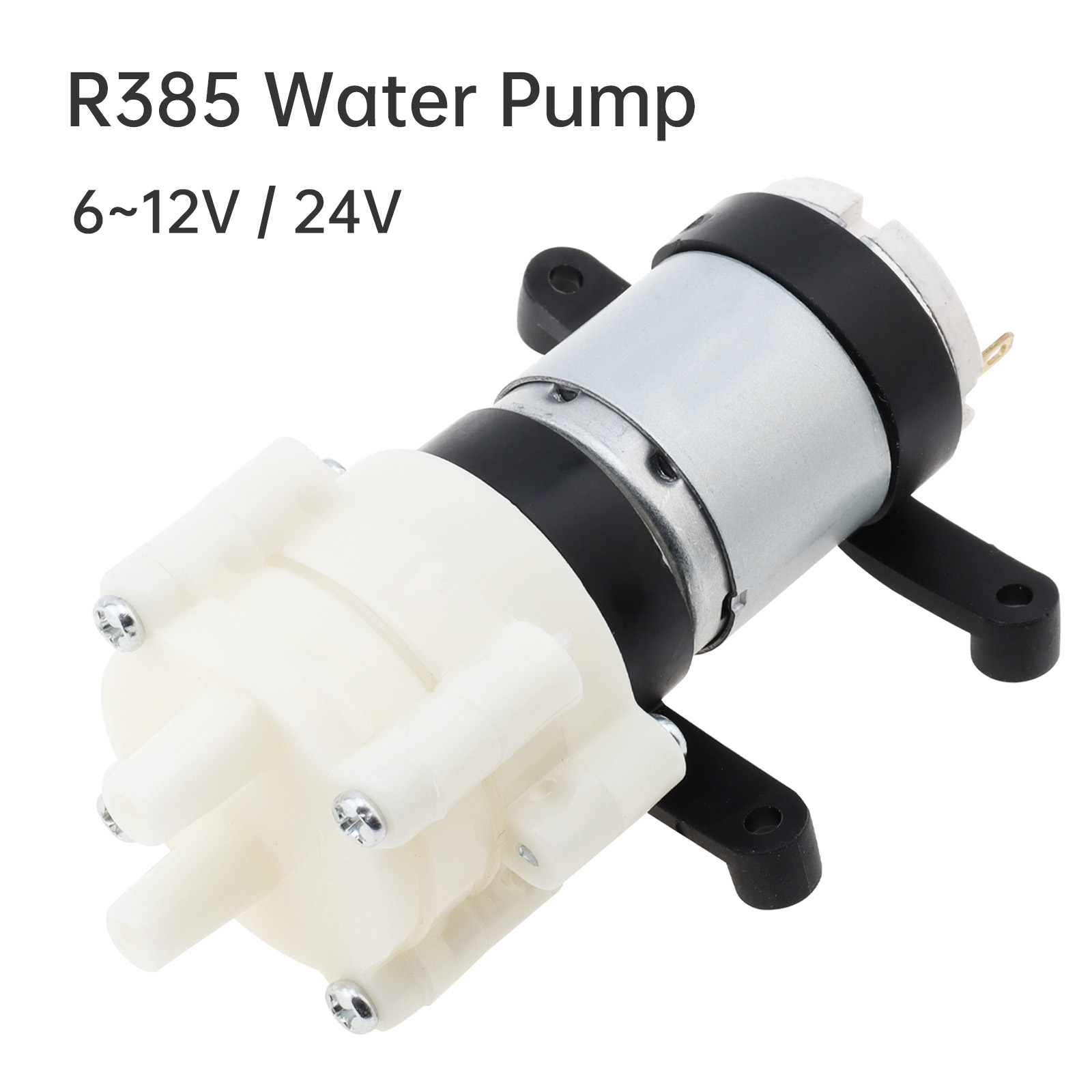 Mini Peristaltic Pump 12V - R385 Mini Su Pompası Motoru 6-12