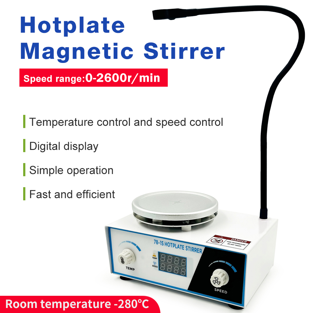 Lab Magnetic Stirrer Hot Plate - 2L Isıtma Manyetik Karıştırıcı AB Tak