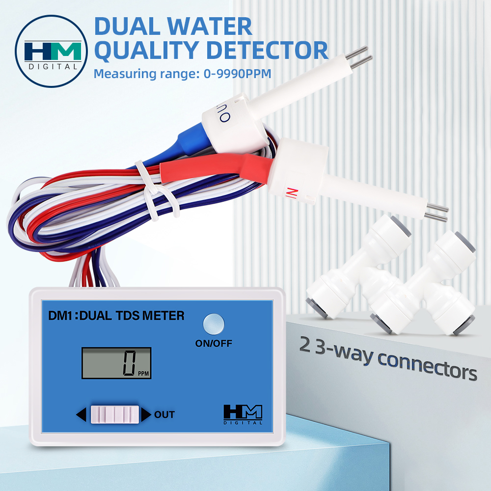 Ph Meter Digital Water Tester - DM1 Çift TDS Su Kalitesi Test
