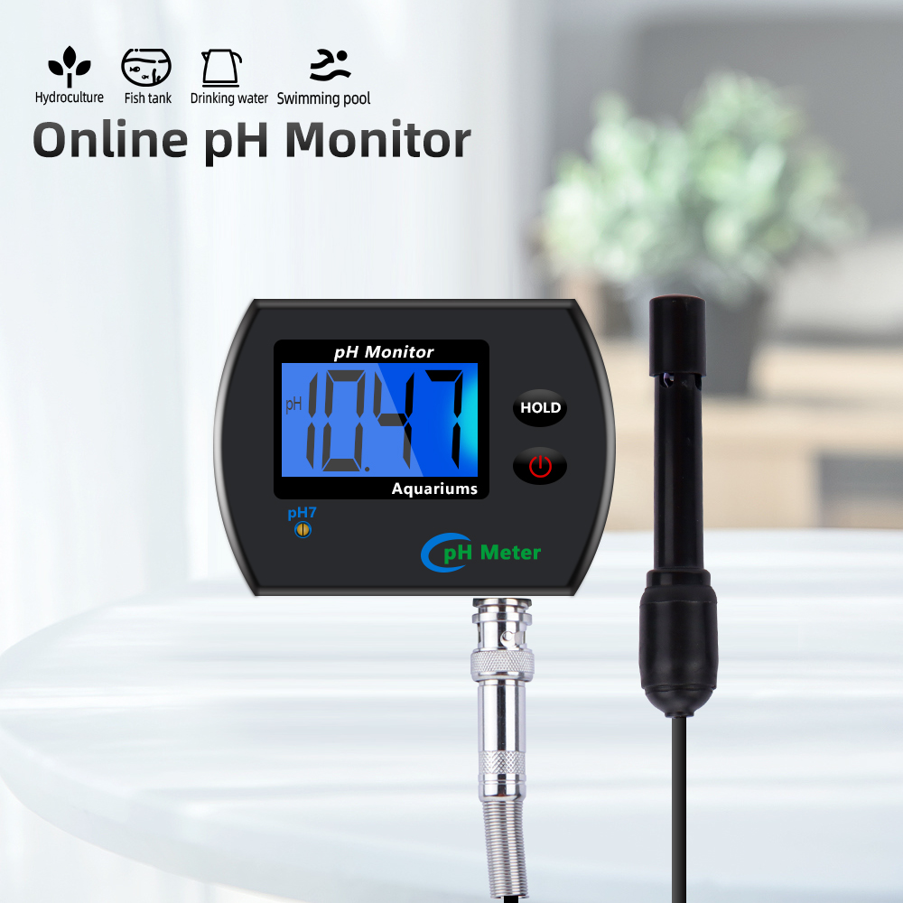 Ph Meter Digital Water Tester - Akvaryum için PH Ölçer Çok Parametreli