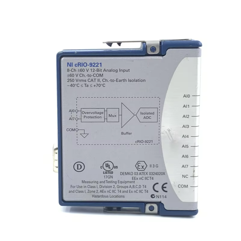 Test Instruments - National Instruments NI 9221 Analog Giriş