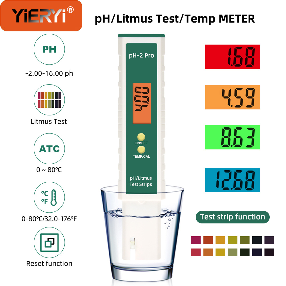 Yieryi Dijital PH Ölçer LCD Tu - Ph Meter Digital Water Tester incelemesi ve fiyatı