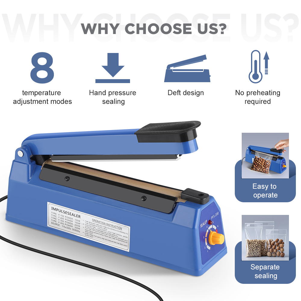 İmpuls Kapatma Makinesi Mutfak - Plastic Bag Impulse Heat Sealer incelemesi ve fiyatı