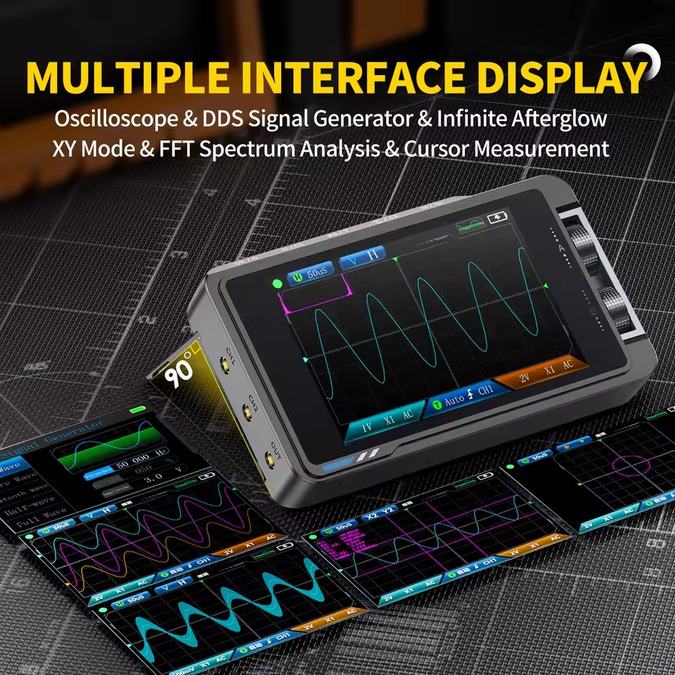 FNIRSI DS215H El Tipi Küçük HD - Fnirsi Digital Oscilloscope Handheld incelemesi ve fiyatı