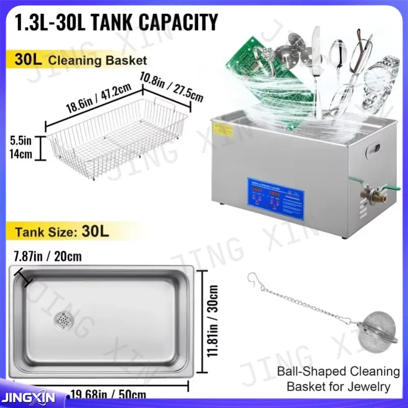 Dijital Ultrasonik Temizleyici - Ultrasonic Cleaner 30L Industrial incelemesi ve fiyatı