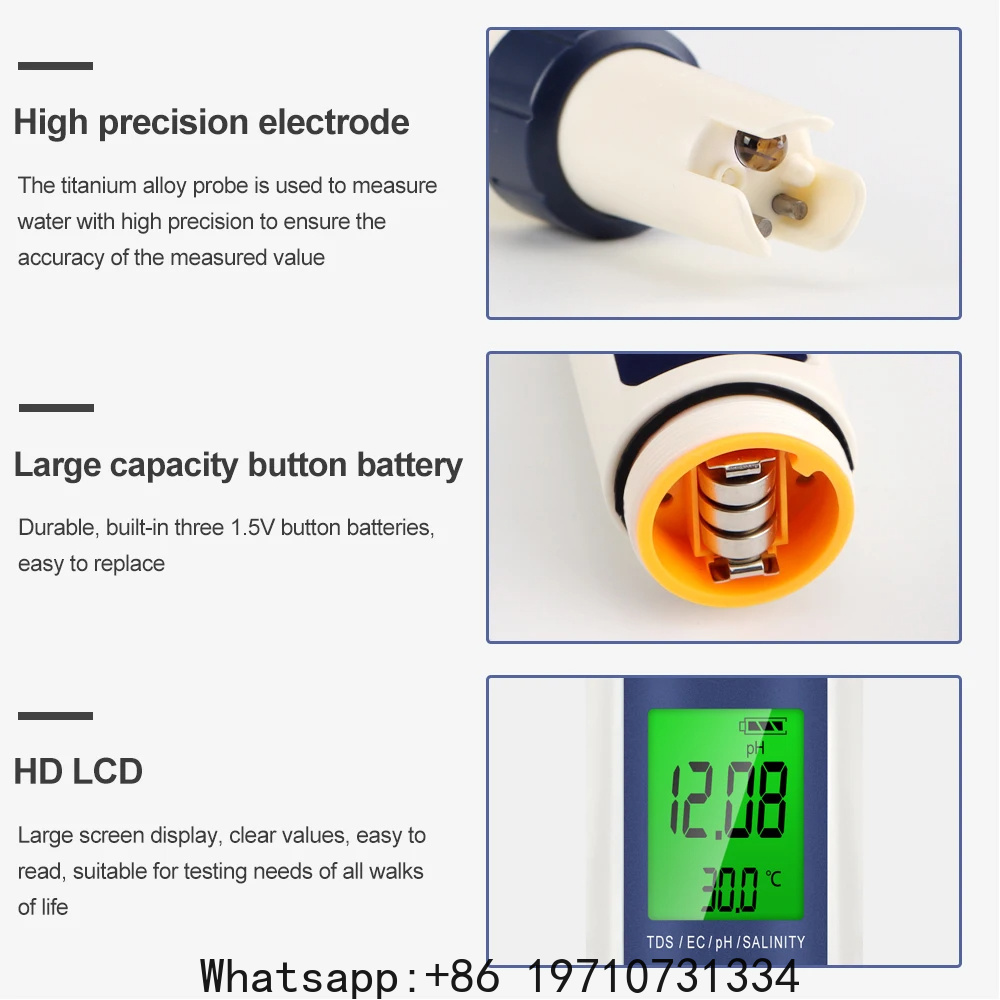 5 In 1 Dijital PH Ölçer TDS EC - Ph Meter Digital Water Tester incelemesi ve fiyatı