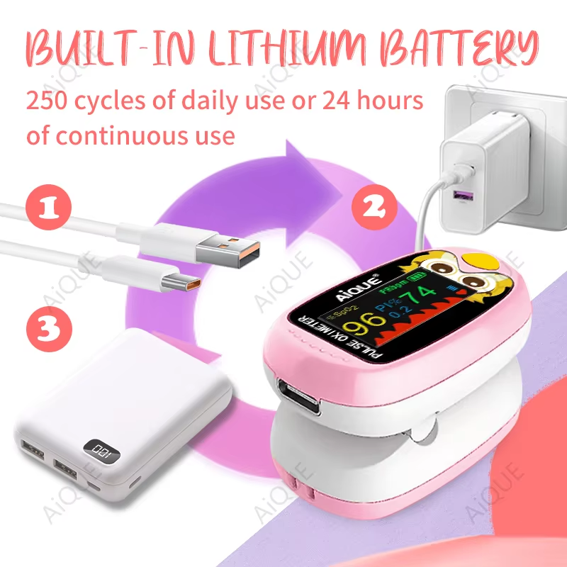 AiQUE Çocuk Parmak Ucu Nabız O - Pulse Oximeter Fingertip Rechargeable incelemesi ve fiyatı