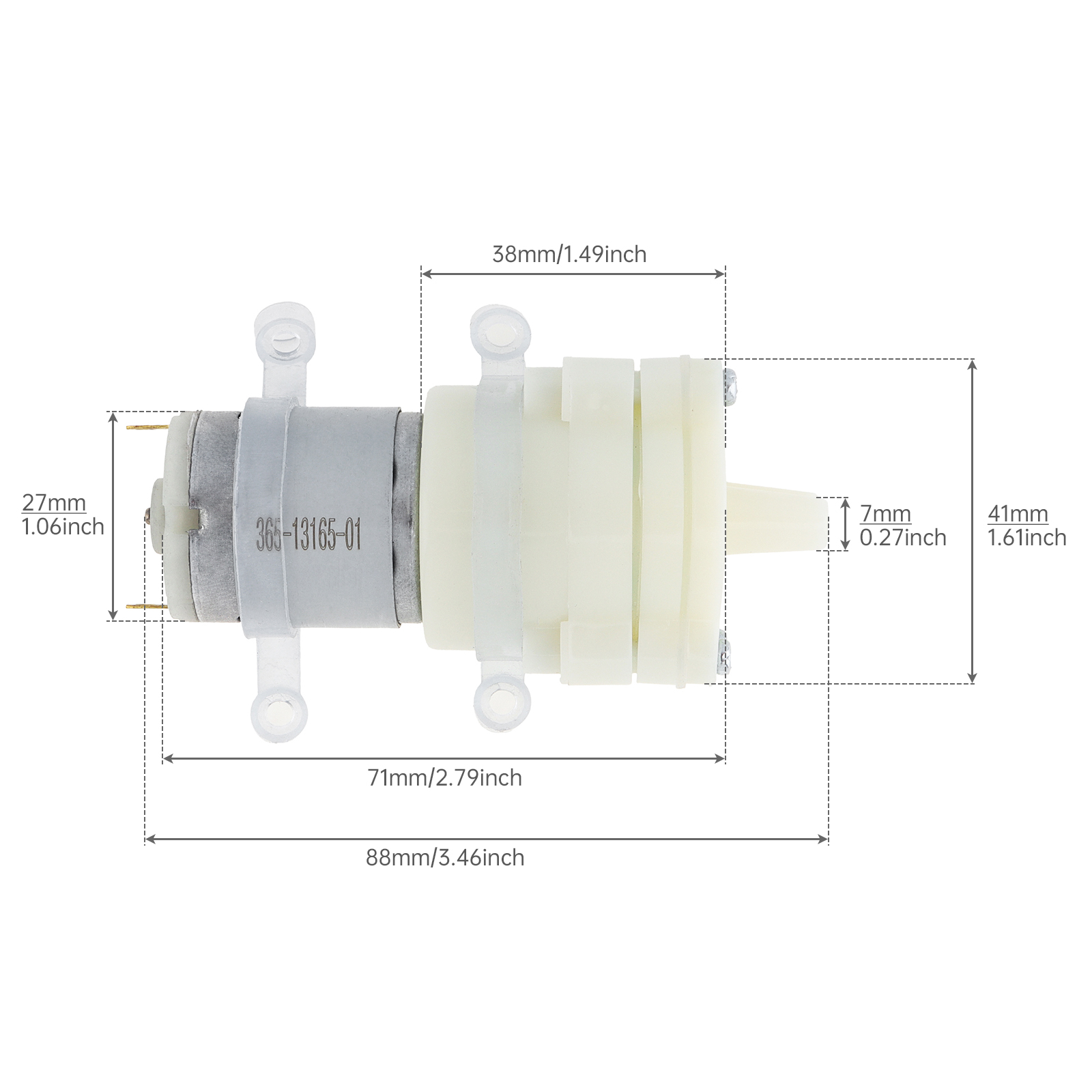 Mikro Su Pompası 365 DC Motor  - Mini Peristaltic Pump 12V incelemesi ve fiyatı