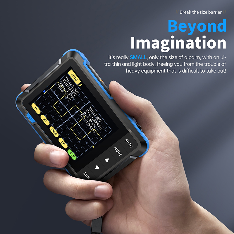 FNIRSI DSO152 Mini el dijital  - Fnirsi Digital Oscilloscope Handheld incelemesi ve fiyatı