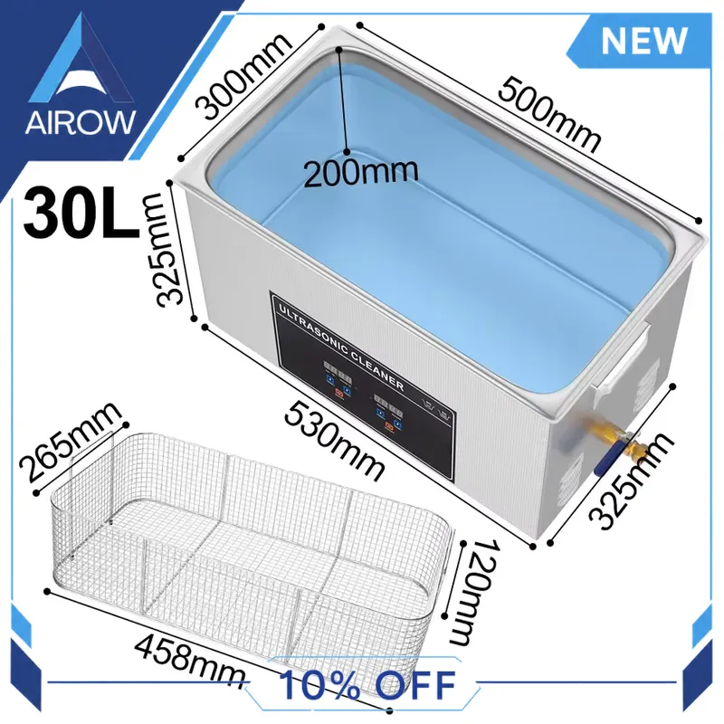 600W 30L Ultrasonik Temizleyic - Ultrasonic Cleaner 30L Industrial incelemesi ve fiyatı
