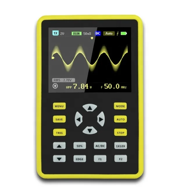 100MHz Bant Genişliği 500MS Ör - Fnirsi Digital Oscilloscope Handheld incelemesi ve fiyatı
