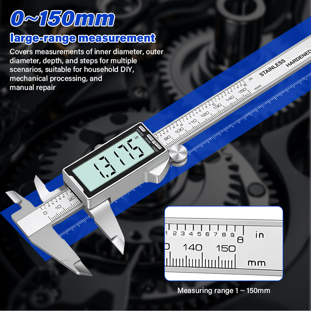 Yeni 150mm 6 İnç Paslanmaz Çel - Digital Caliper 150Mm Stainless Steel incelemesi ve fiyatı