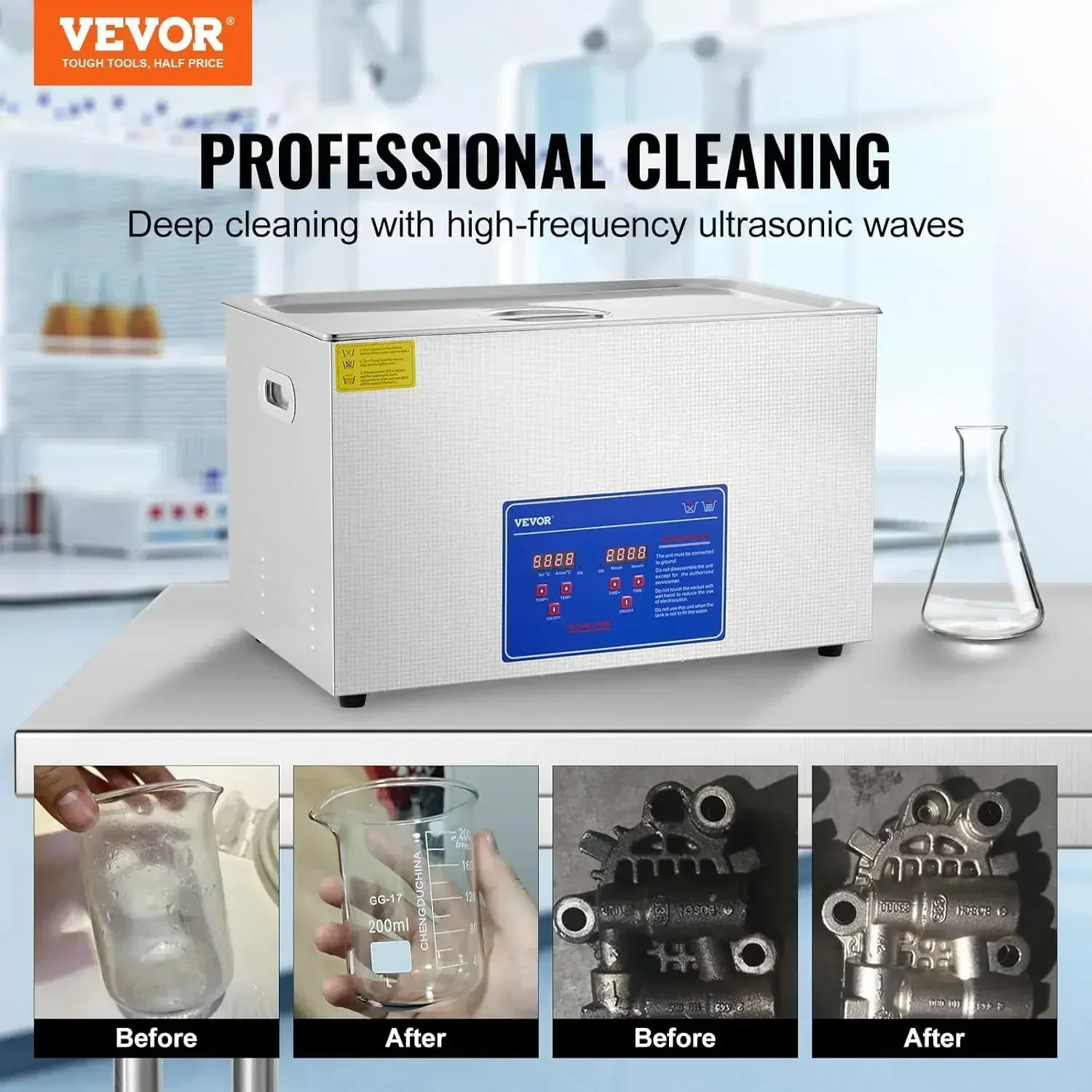 Stoklarla sınırlı! Ultrasonik  - Ultrasonic Cleaner 30L Industrial incelemesi ve fiyatı