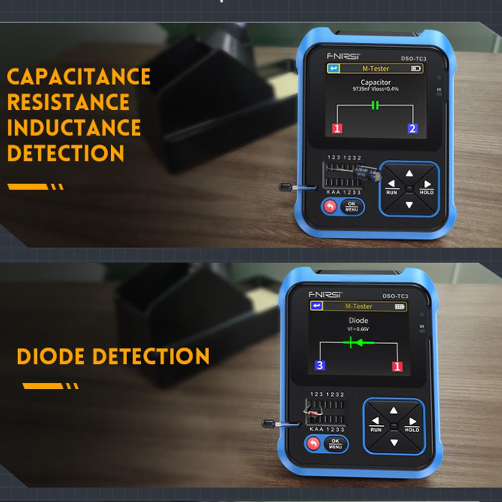 FNIRSI DSO-TC3 3in1 Mini el di - Fnirsi Digital Oscilloscope Handheld incelemesi ve fiyatı